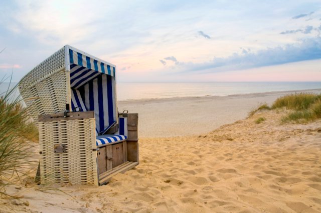 Strandkorb auf Sylt